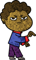 hombre enojado de dibujos animados png