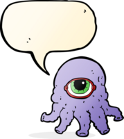 cartoon alien head with speech bubble png