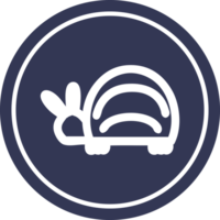 cute beetle circular icon symbol png