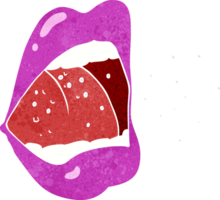 cartoon sneezing mouth png