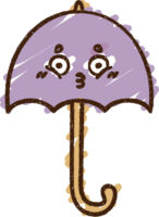 dibujo de tiza de paraguas png