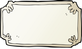 cartoon old frame banner png