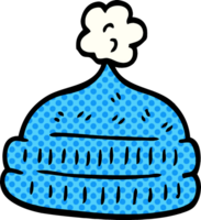 chapeaux d'hiver doodle dessin animé png