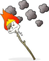 hand drawn cartoon marshmallow png