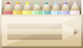 pack of coloring pencils graphic   illustration icon png