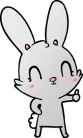 lapin de dessin animé mignon png