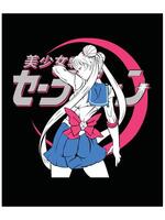 Hero girl sailormoon two vector