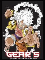 One piece luffy gear spirit vector