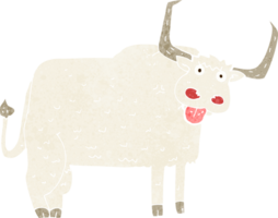 cartoon hairy cow png