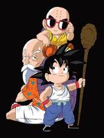 Dragonball with family one vector