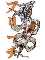 Print anime bleach vector