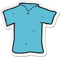 Aufkleber eines Cartoon-T-Shirts png