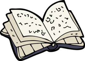 cartoon open book png