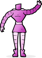 cartoon female robot body  mix and match cartoons or add own photos png