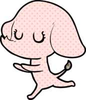 elefante simpatico cartone animato png