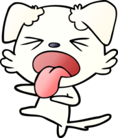 cartoon disgusted dog png