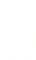 Robot Chalk Drawing png