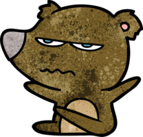 angry bear cartoon png