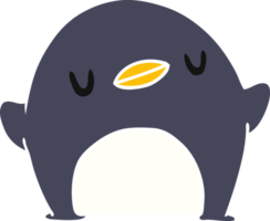cartoon illustration kawaii of a cute penguin png