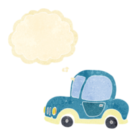 cartoon car with thought bubble png