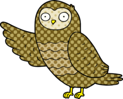 cartoon owl pointing png