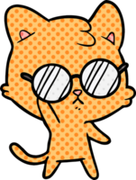 bored cartoon cat png