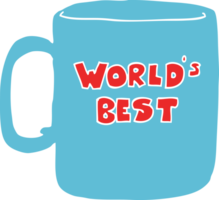 weltbeste Tasse png