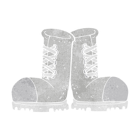 cartoon steel toe cap boots png