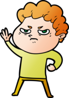 cartoon angry man png