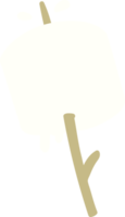 marshmallow su un bastoncino png
