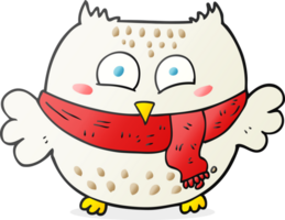 hand drawn cartoon owl png