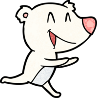 dessin animé ours polaire png