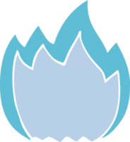 cartoon doodle open flame png