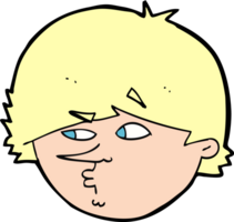 cartoon suspicious man png