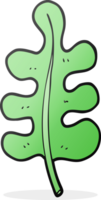 hand drawn cartoon leaf png