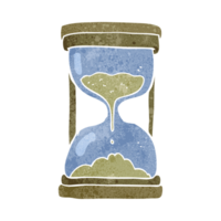 hand retro cartoon timer png