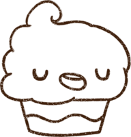 Cupcake Charcoal Drawing png