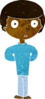 cartoon curious boy png