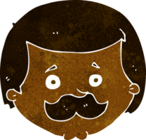 dessin animé, homme, à, moustache png