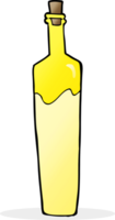 botella elegante de dibujos animados png