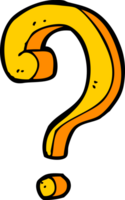 cartoon question mark png