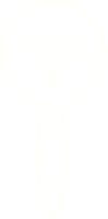 desenho de giz de lupa png