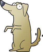 perro feliz de dibujos animados png