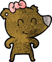 desenho de urso fêmea png