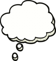 comic book style cartoon mind bubble png