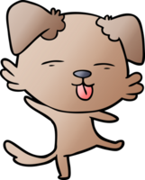 chien de danse de dessin animé png