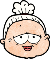 Cartoon alte Dame png