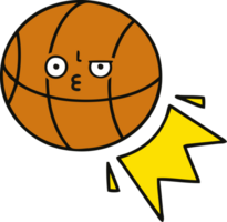 fofa desenho animado do uma basquetebol png