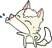 howling wolf cartoon png