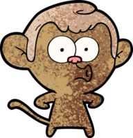 cartoon hooting monkey png